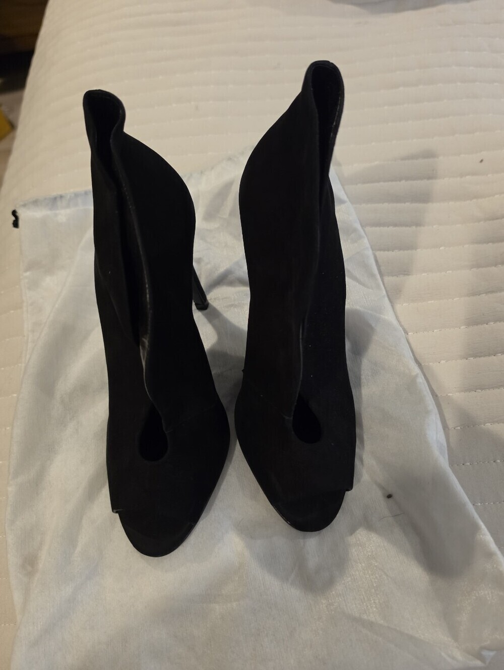 Shutz Open Toe Booties - Picture 6 of 7